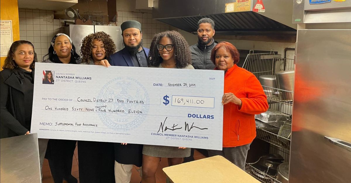 Thanksgiving Gratitude & $165K Funding to Support Local Food Pantries in Southeast Queens