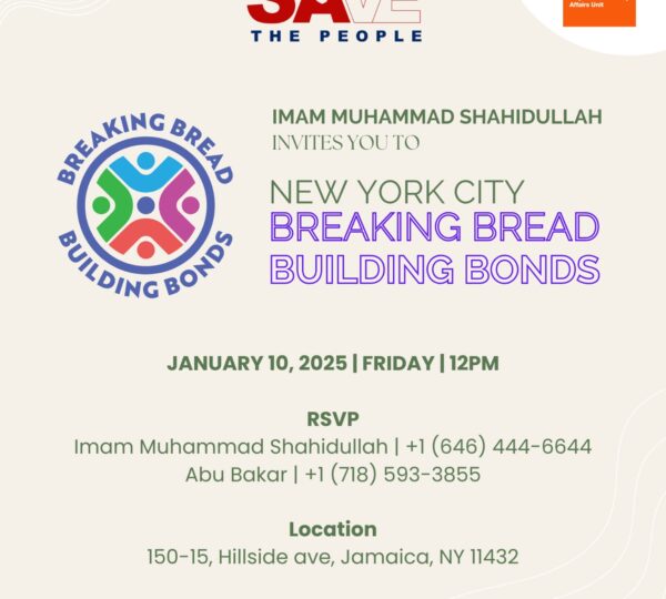 We’re all set for the Breaking Bread Building Bonds event at Darul Uloom this Friday!