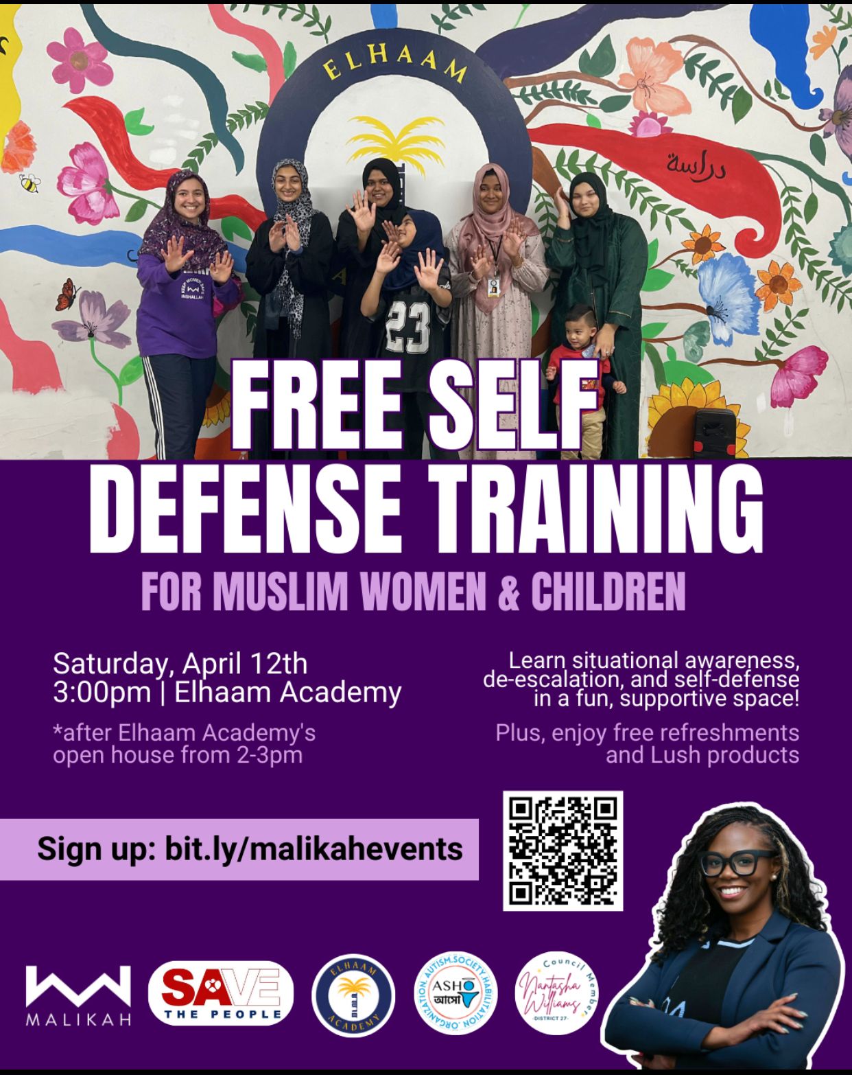 A powerful and inspiring day at Elhaam Academy save the people