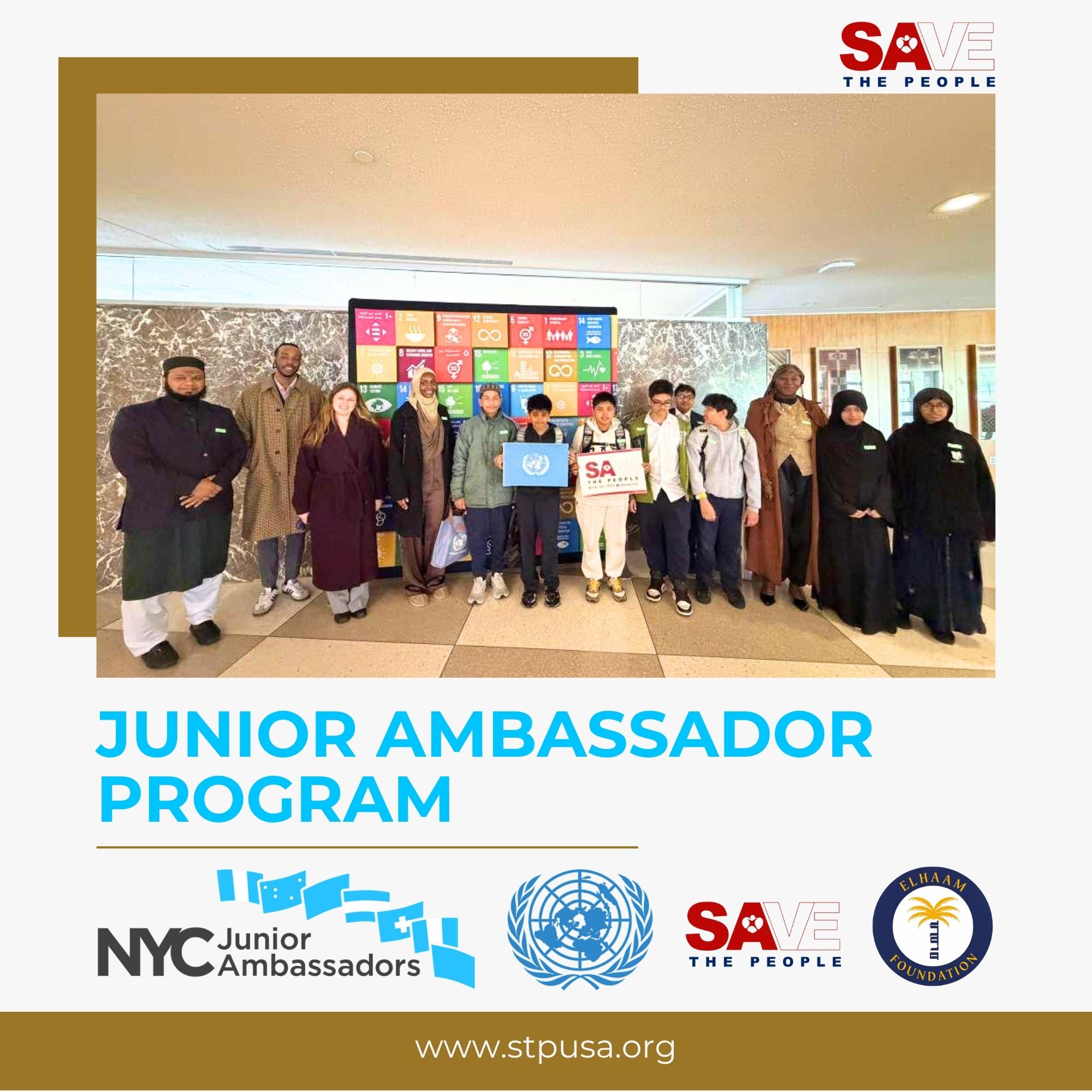 Save The People’s Junior Ambassador Program Shaping Future Leaders