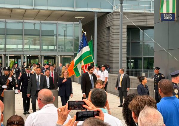 Deeply honored to join today’s NYPD Academy dedication ceremony honoring Detective Steven McDonald on behalf of Queens.