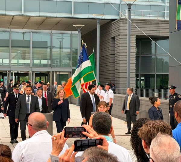 Deeply honored to join today’s NYPD Academy dedication ceremony honoring Detective Steven McDonald on behalf of Queens.